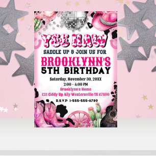 Invitación a la fiesta de cumpleaños de Yee Yaw Di