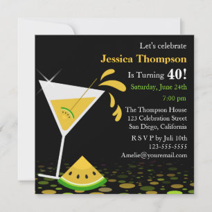 Invitación a la fiesta de cumpleaños de Yellow Wat