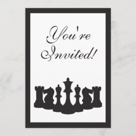 Invitación a la fiesta de cumpleaños del ajedrez