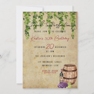 Invitación A La Fiesta De Cumpleaños Del Amante De