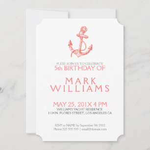 Invitación a la fiesta de cumpleaños del Ancla Flo