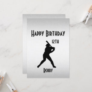 Invitación a la fiesta de cumpleaños del béisbol S