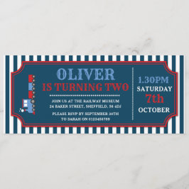 Invitación a la fiesta de cumpleaños del billete d