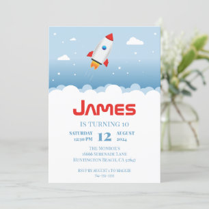 Invitación a la fiesta de cumpleaños del buque de 