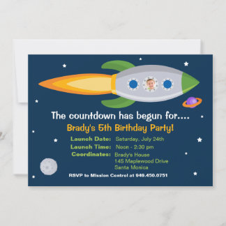 Invitación a la fiesta de cumpleaños del buque de 