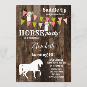 Invitaciones Caballos Fondo | Zazzle.es