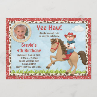 Invitación a la fiesta de cumpleaños del Caballo d