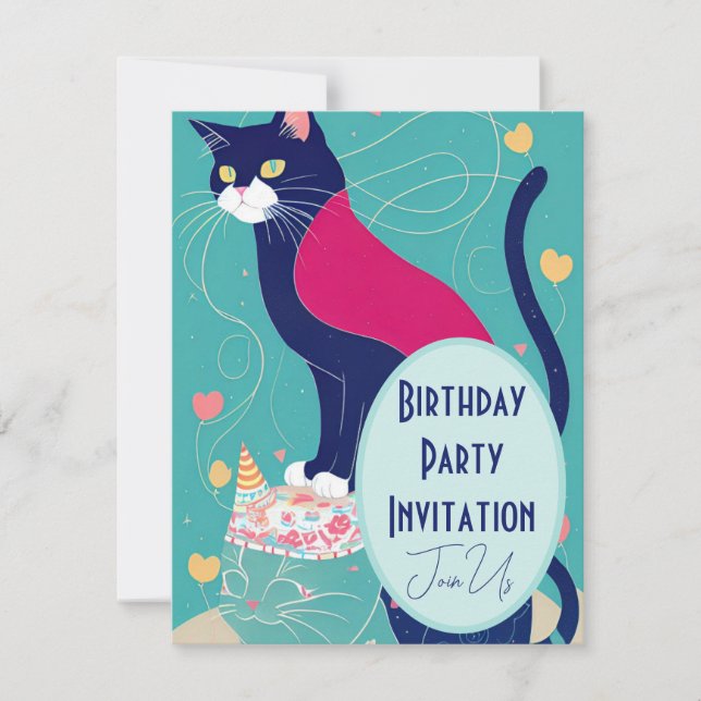 Invitación a la fiesta de cumpleaños del cabo del  (Anverso)