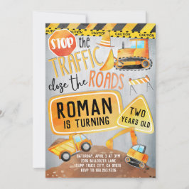 Invitación a la fiesta de cumpleaños del camión de