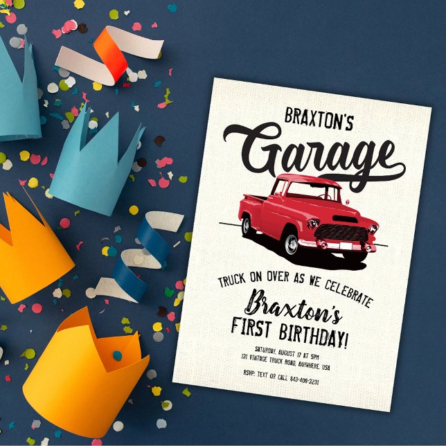 Invitación a la fiesta de cumpleaños del Camión Vi (Subido por el creador)