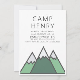 Invitación a la fiesta de cumpleaños del campament