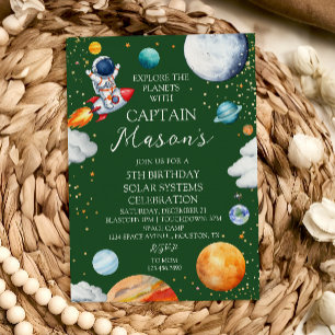 Invitación a la Fiesta de Cumpleaños del Capitán E