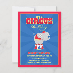 Invitación a la fiesta de cumpleaños del Carnaval 