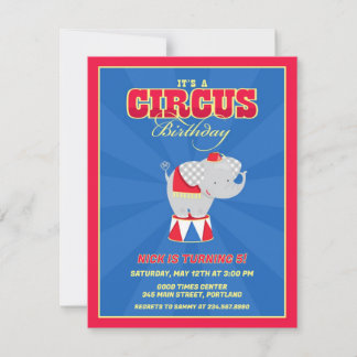 Invitación a la fiesta de cumpleaños del Carnaval