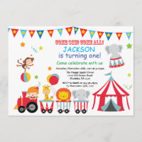Invitación a la fiesta de cumpleaños del Carnaval