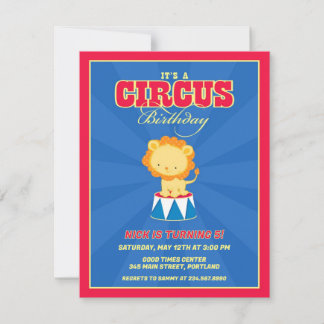 Invitación a la fiesta de cumpleaños del Carnaval