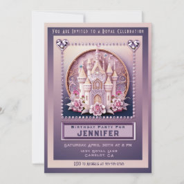 Invitación a la fiesta de cumpleaños del Castillo 