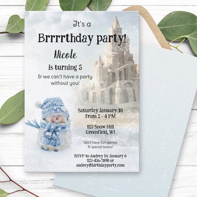 Invitación a la fiesta de cumpleaños del Castillo  (Subido por el creador)