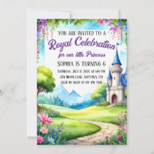 Invitación a la fiesta de cumpleaños del Castillo