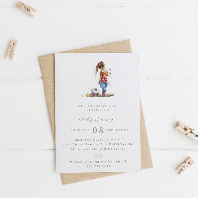 Invitación a la fiesta de cumpleaños del chica (Subido por el creador)