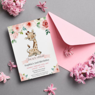 Invitación a la fiesta de cumpleaños del chica Bab