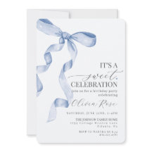 Invitación a la fiesta de cumpleaños del Chica Blu