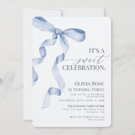 Invitación a la fiesta de cumpleaños del Chica Blu