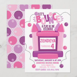 Invitación a la fiesta de cumpleaños del chica Bon