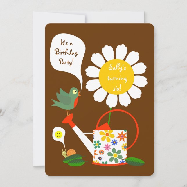 Invitación a la fiesta de cumpleaños del Chica Dai (Anverso)