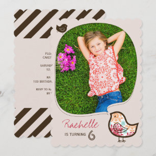 Invitación a la fiesta de cumpleaños del Chica de