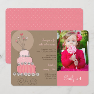 Invitación a la fiesta de cumpleaños del Chica de