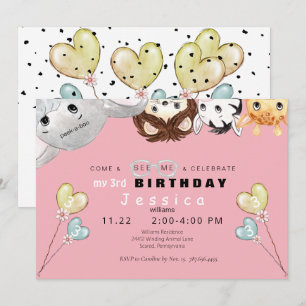 Invitación a la fiesta de cumpleaños del Chica de