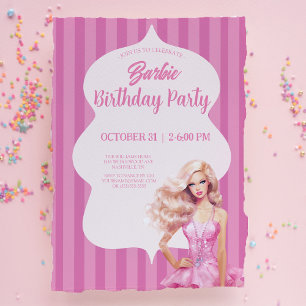 Invitación a la fiesta de cumpleaños del Chica de 