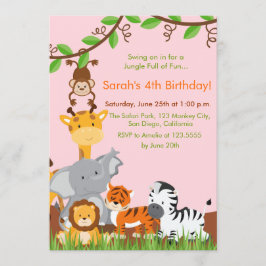 Invitación a la fiesta de cumpleaños del Chica de 