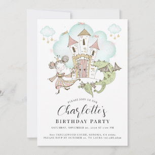 Invitación a la fiesta de cumpleaños del Chica del