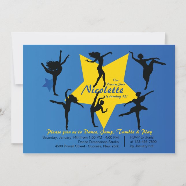 Invitación a la fiesta de cumpleaños del Chica Est (Anverso)