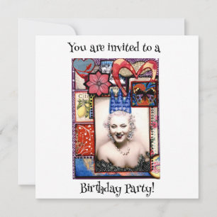 Invitación a la fiesta de cumpleaños del Chica fie