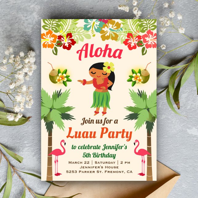 Invitación a la fiesta de cumpleaños del Chica Hul (Subido por el creador)
