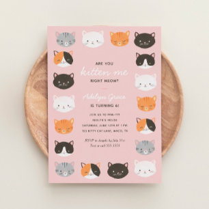 Invitación a la fiesta de cumpleaños del Chica Kit