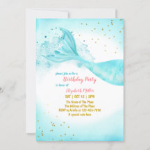 Invitación a la fiesta de cumpleaños del Chica Mer