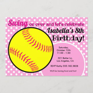 Invitación a la fiesta de cumpleaños del Chica Pin