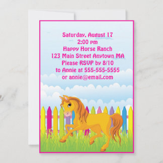 Invitación a la fiesta de cumpleaños del Chica Pon