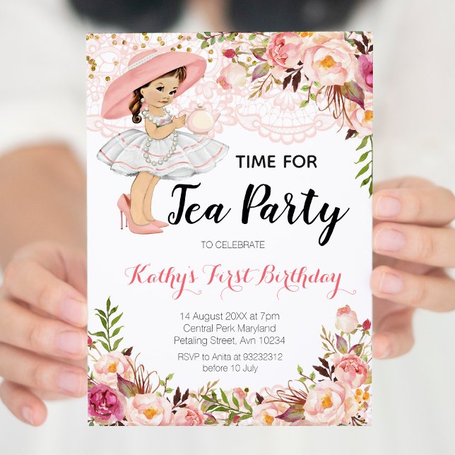 Invitación a la fiesta de cumpleaños del Chica ros (Subido por el creador)