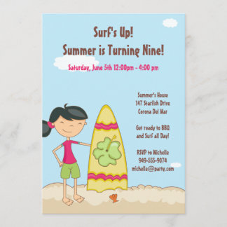 Invitación a la fiesta de cumpleaños del Chica sur