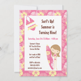 Invitación a la fiesta de cumpleaños del Chica sur