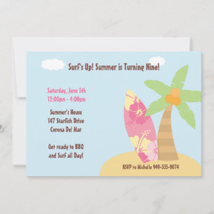 Invitación a la fiesta de cumpleaños del Chica sur