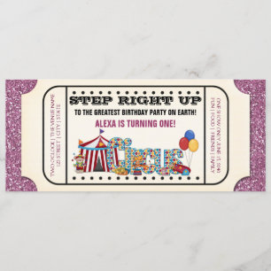 Invitación a la fiesta de cumpleaños del Circo Vin