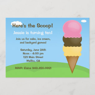 Invitación a la fiesta de cumpleaños del Crema de