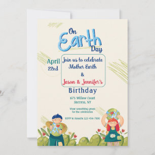 Invitación a la fiesta de cumpleaños del Día de la