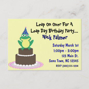Invitación a la fiesta de cumpleaños del Día del S